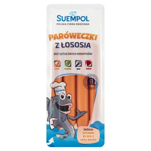 SUEMPOL Paróweczki łososiowe bez konserwantów