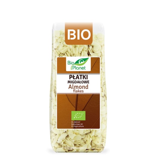 BIO PLANET Płatki migdałowe (migdały cięte) BIO