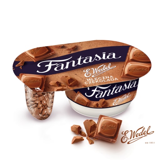 FANTASIA Jogurt kremowy z kawałkami mlecznej czekolady Wedel (edycja limitowana)