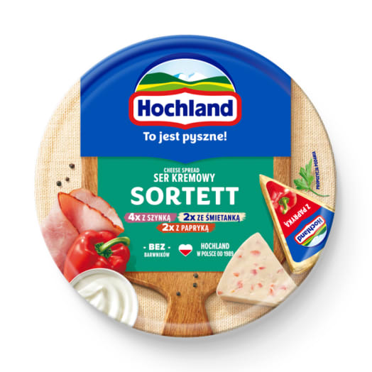HOCHLAND Ser topiony sortett krążek