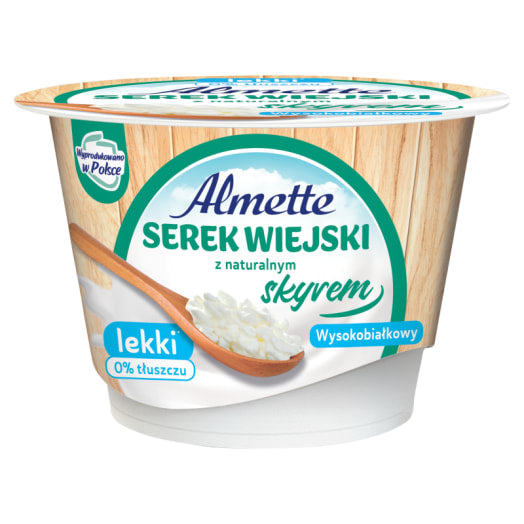 ALMETTE Serek wiejski z naturalnym skyrem