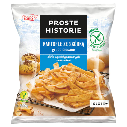 PROSTE HISTORIE Kartofle ze skórką grubo ciosane