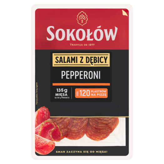 SOKOŁÓW Salami pepperoni - plastry