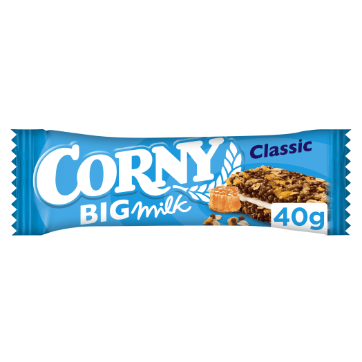 CORNY Big Baton zbożowy z nadzieniem mlecznym