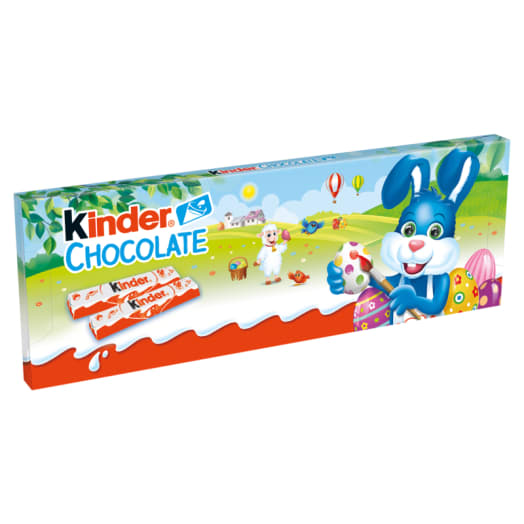 KINDER Chocolate Batoniki z mlecznej czekolady z nadzieniem mlecznym