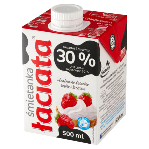 ŁACIATA Śmietanka UHT 30% do ciast i deserów